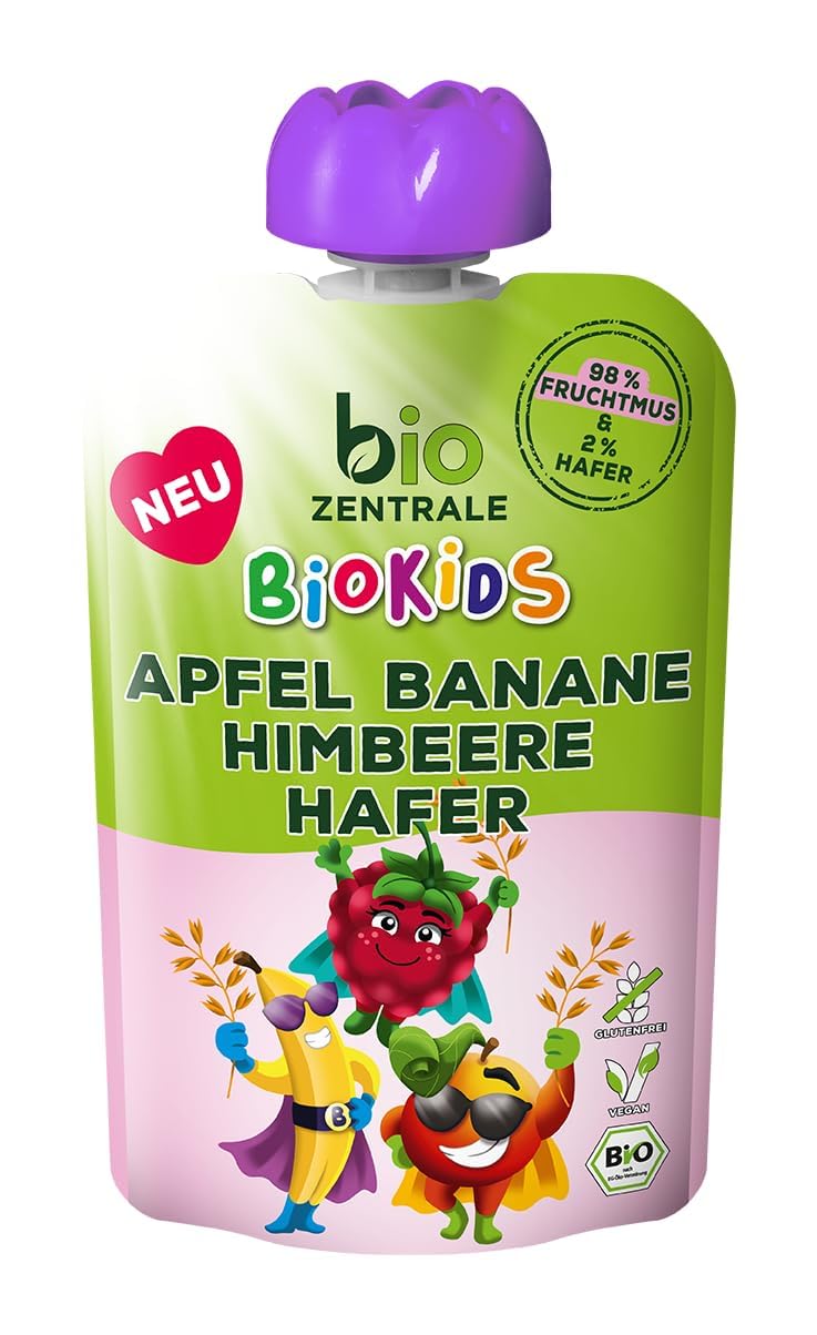 Detalle 2 de biozentrale BioKids Fruchtmus 12 x 90g
