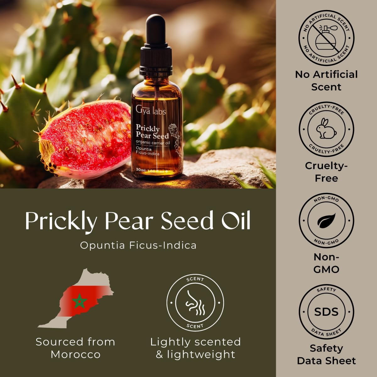 Thumbnail 4 de Gya Labs Prickly Pear Seed Oil 30ml