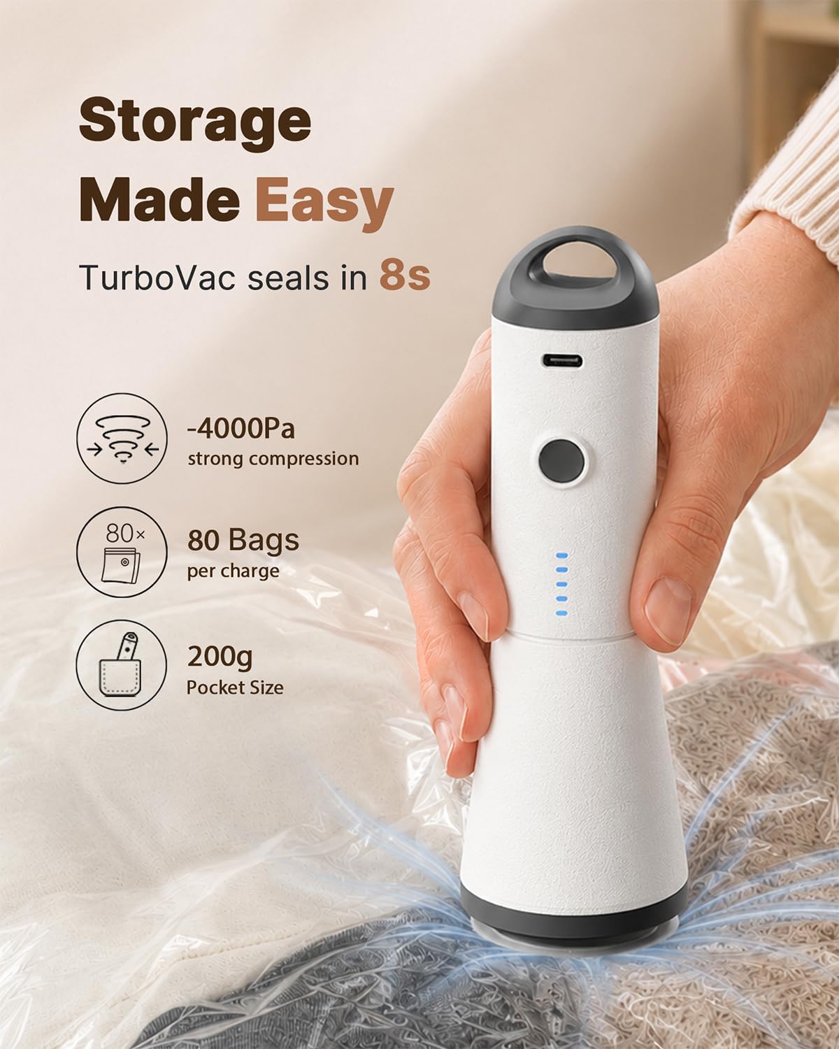 Thumbnail 1 de Vacbird Vacuum Seal Bags 20 Pack, 4000Pa