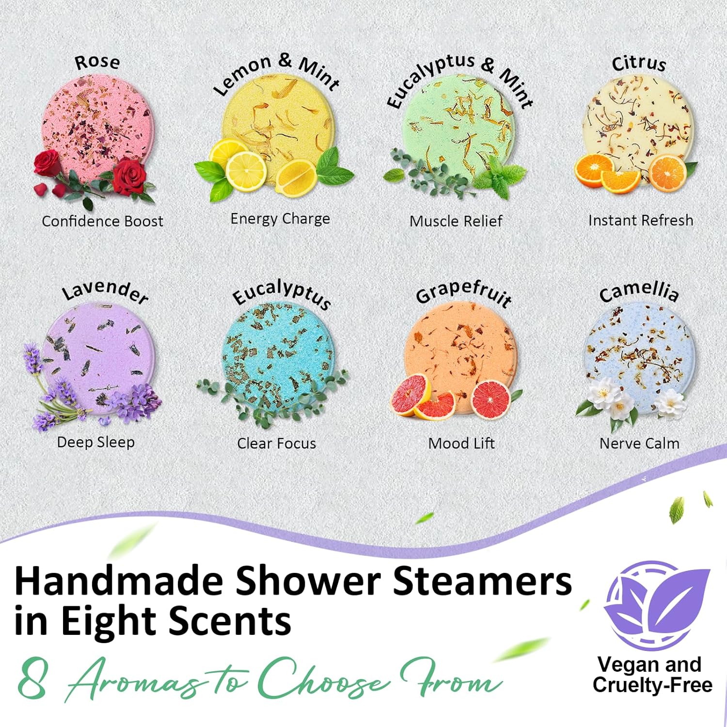 Thumbnail 5 de Shower Steamers 8-Pack Aromatherapy
