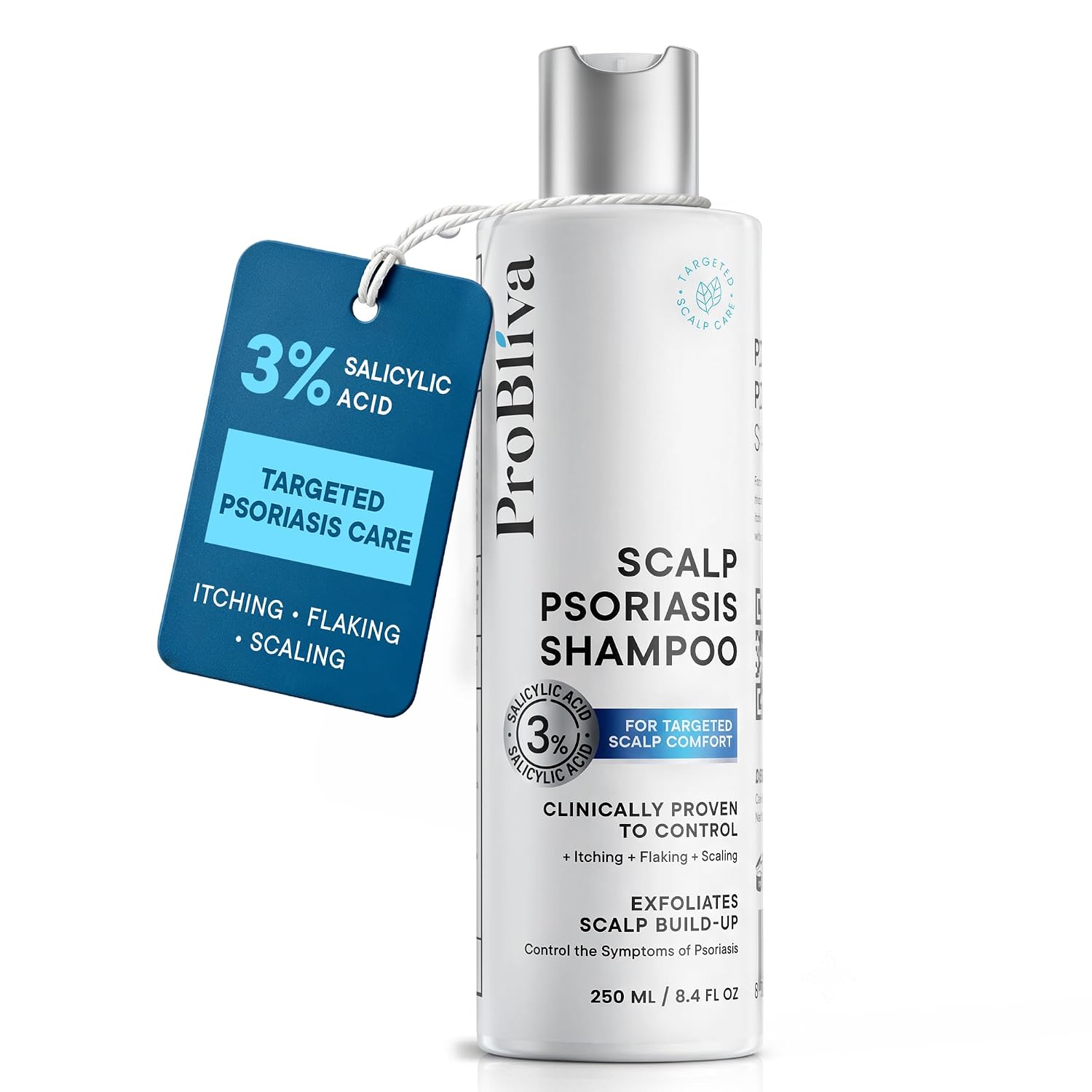 Detalle de ProBliva Psoriasis Shampoo with 3% Salicylic Acid, 8.4 fl oz