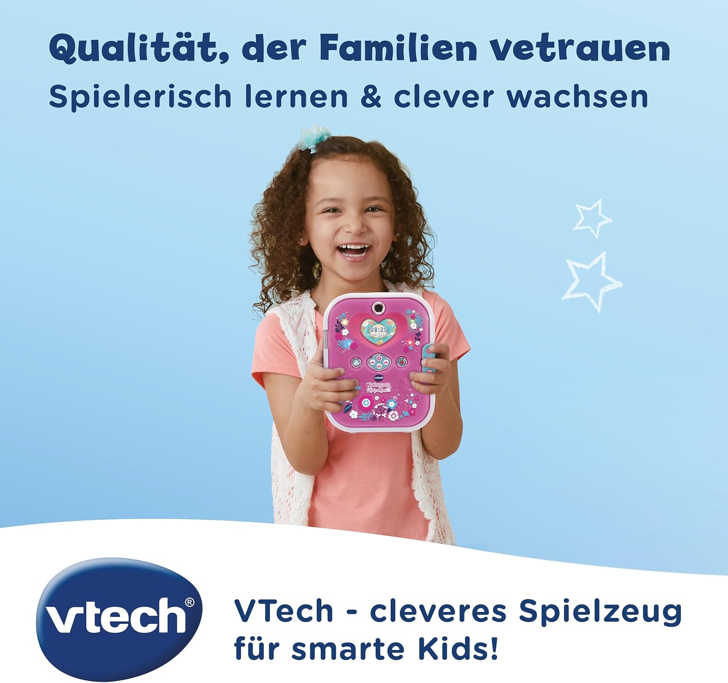 Detalle 2 de VTech Kidisecrets Selfie Music 2.0 – Kindertagebuch mit 2 Kameras