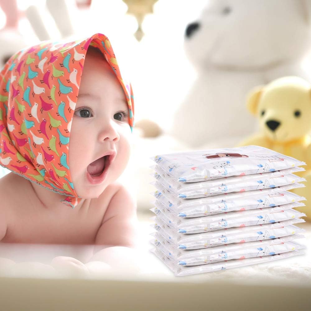 Detalle de GOLDGE 10 bustine corredino neonato con chiusura ermetica e cursore (38 × 25 cm)