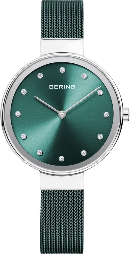 Detalle de BERING 12034-808 reloj 34 mm verde AMOLED