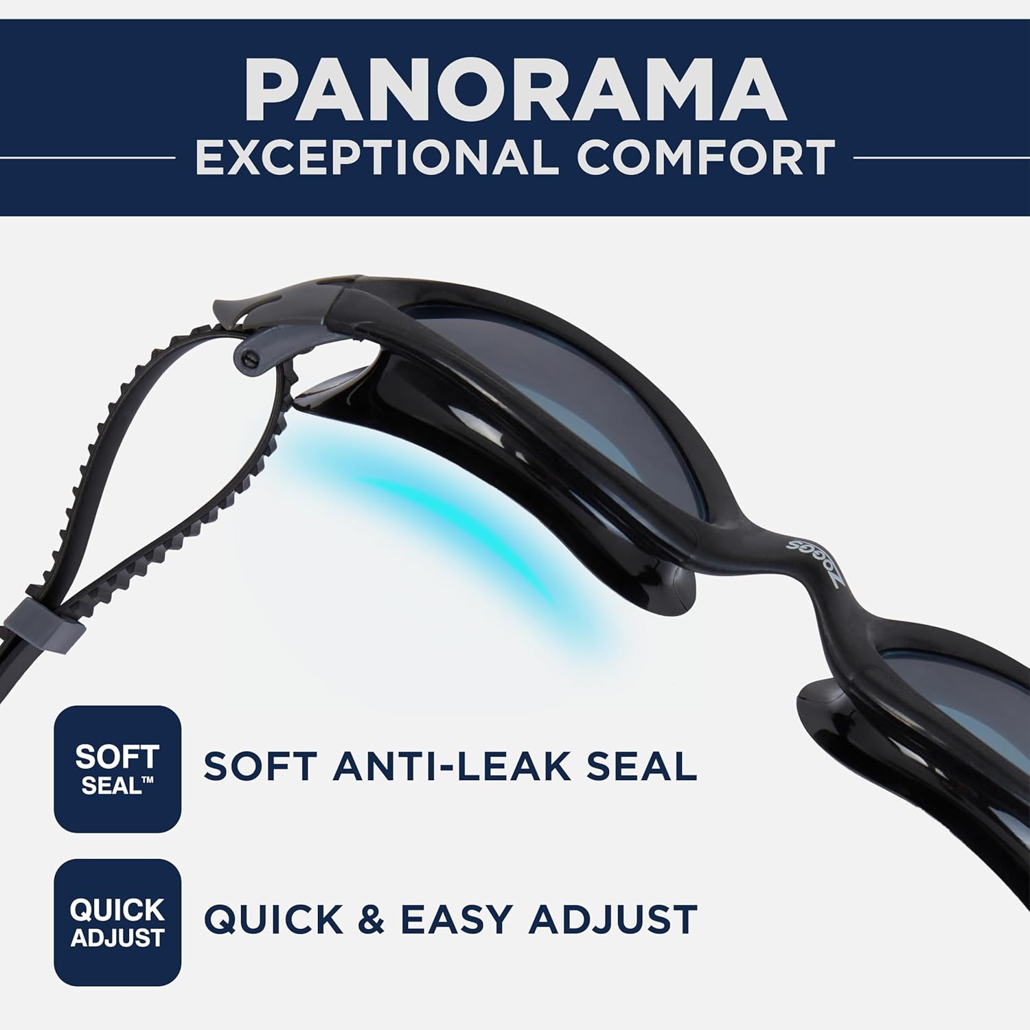 Thumbnail 5 de Zoggs Panorama Swim Goggles with Tinted Lenses