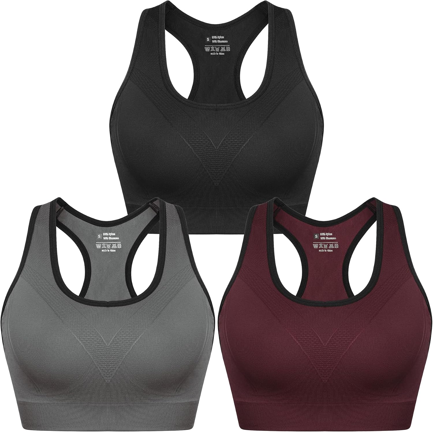 Detalle de Sykooria Amb00319 Soutien-Gorge de Sport Femme
