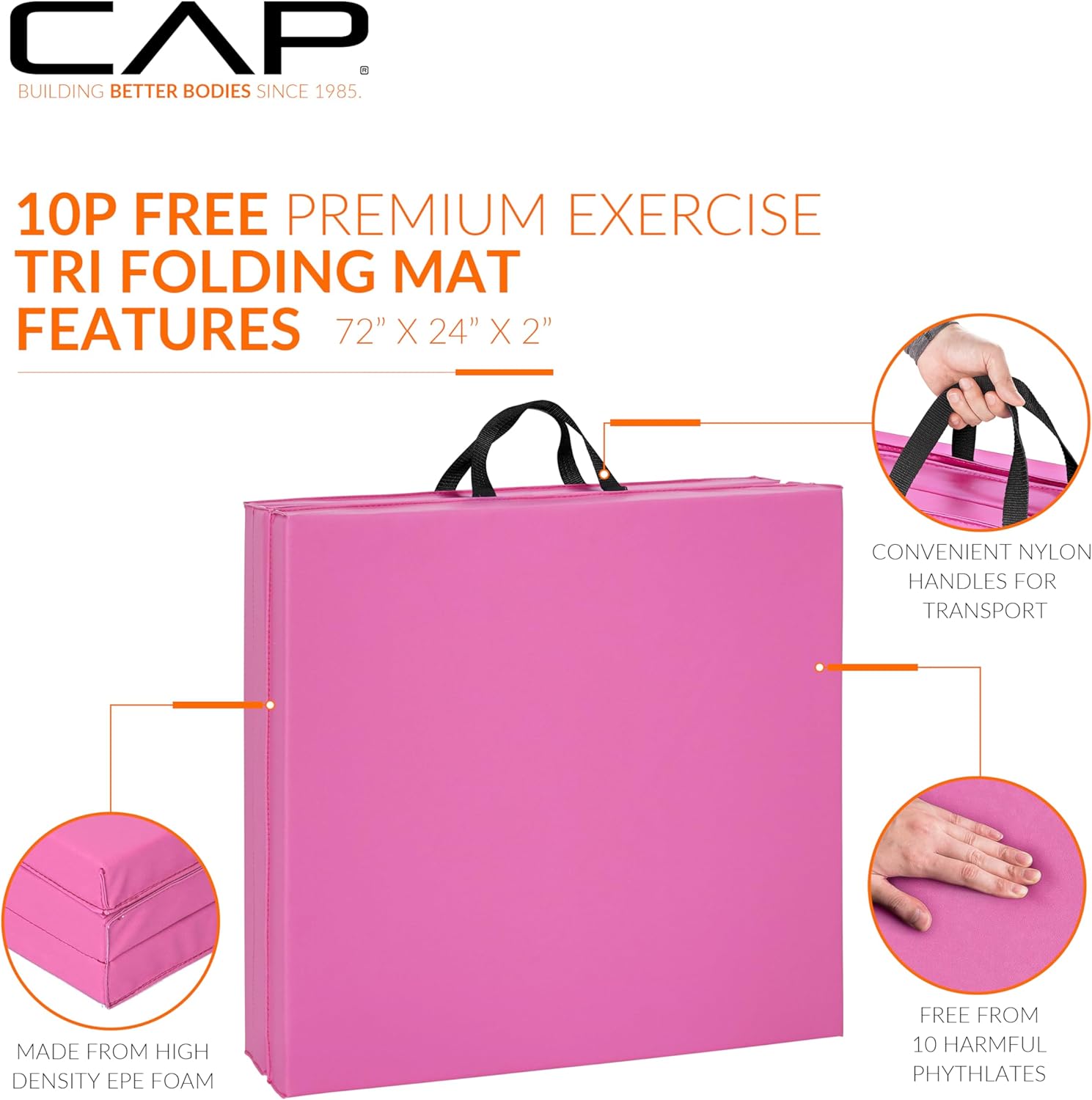Detalle de CAP Barbell All Purpose Folding Balance Mat