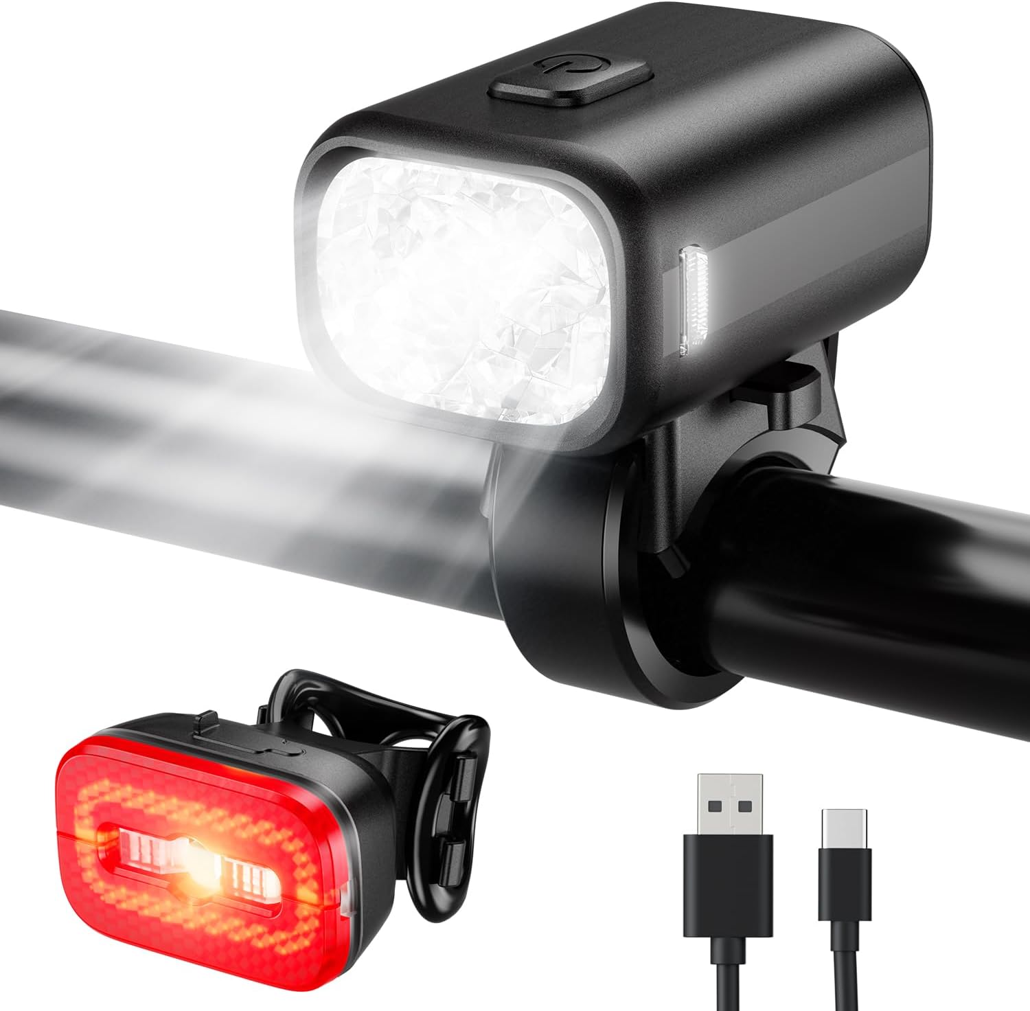 Detalle de KCCYB Fahrradlicht Set StVZO