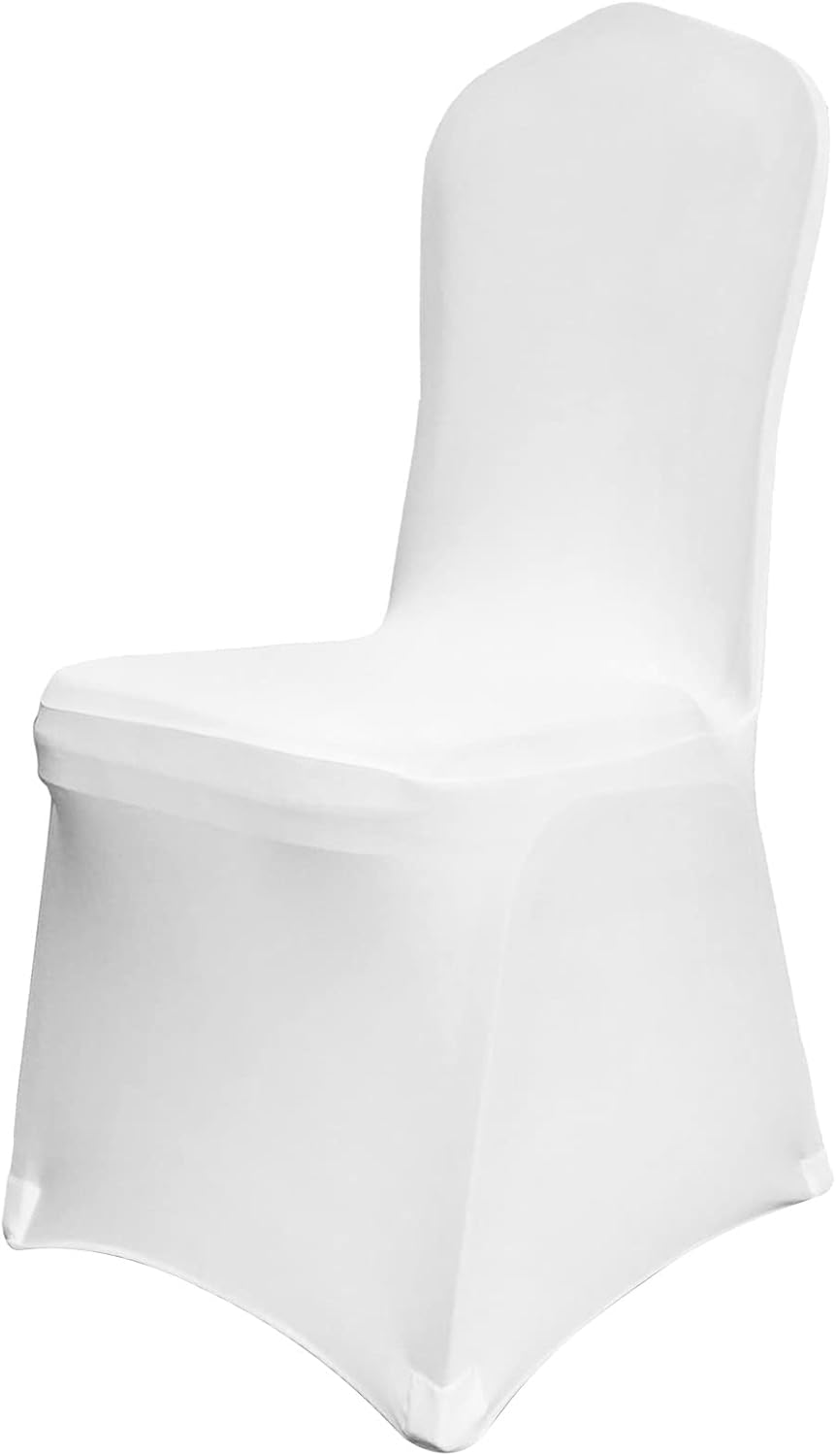 Thumbnail 3 de VEVOR RD-VV-05 White Stretch Chair Covers, 50-Pack for Events