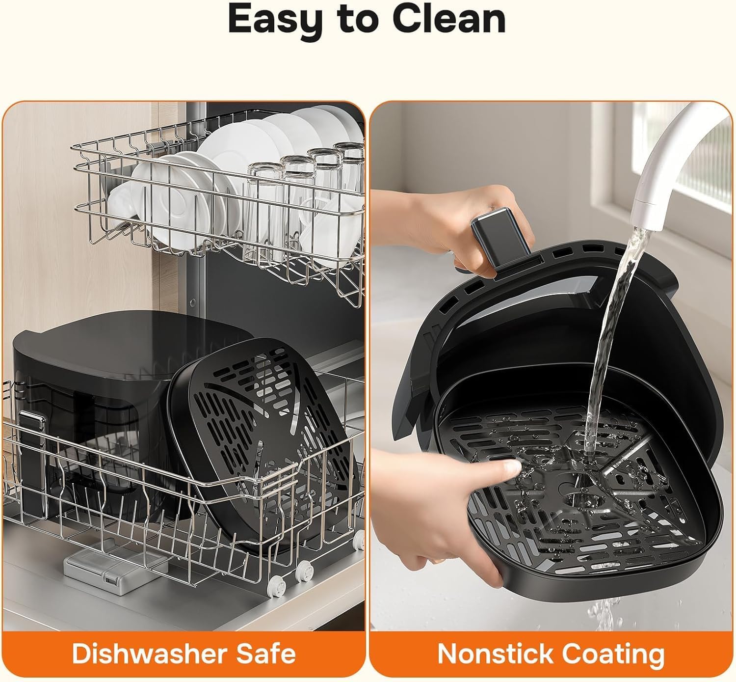 Thumbnail 5 de Simple Deluxe 12-in-1 Air Fryer (6.34 Qt) with Digital Presets and Visible Window, 1700W