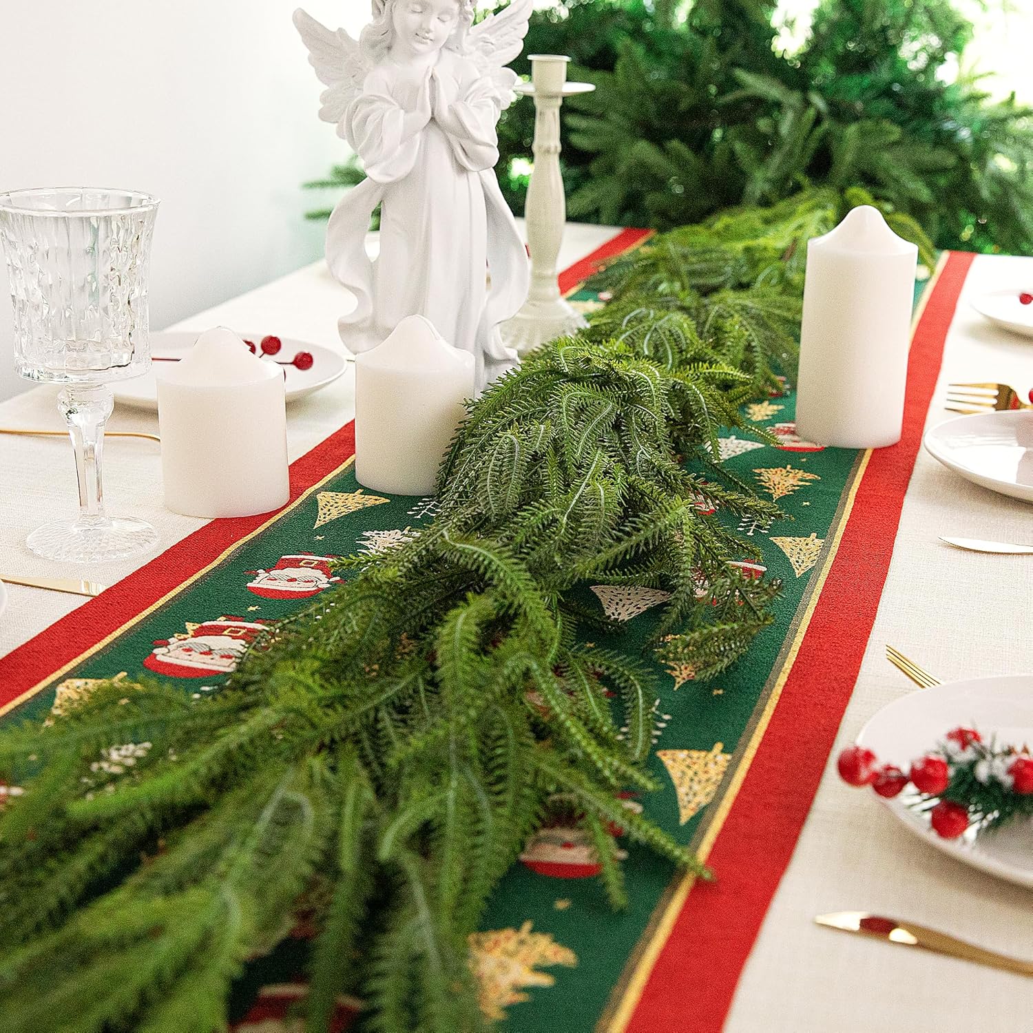 Thumbnail 5 de 6 Ft Norfolk Pine Garland for Christmas 🎄