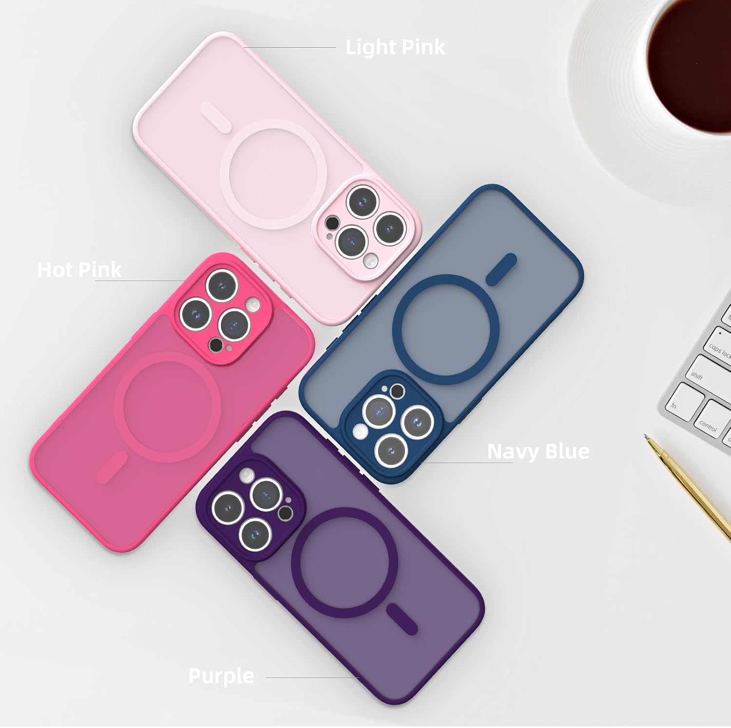 Detalle 2 de K TOMOTO Magnetic Phone Case for iPhone 14 Pro
