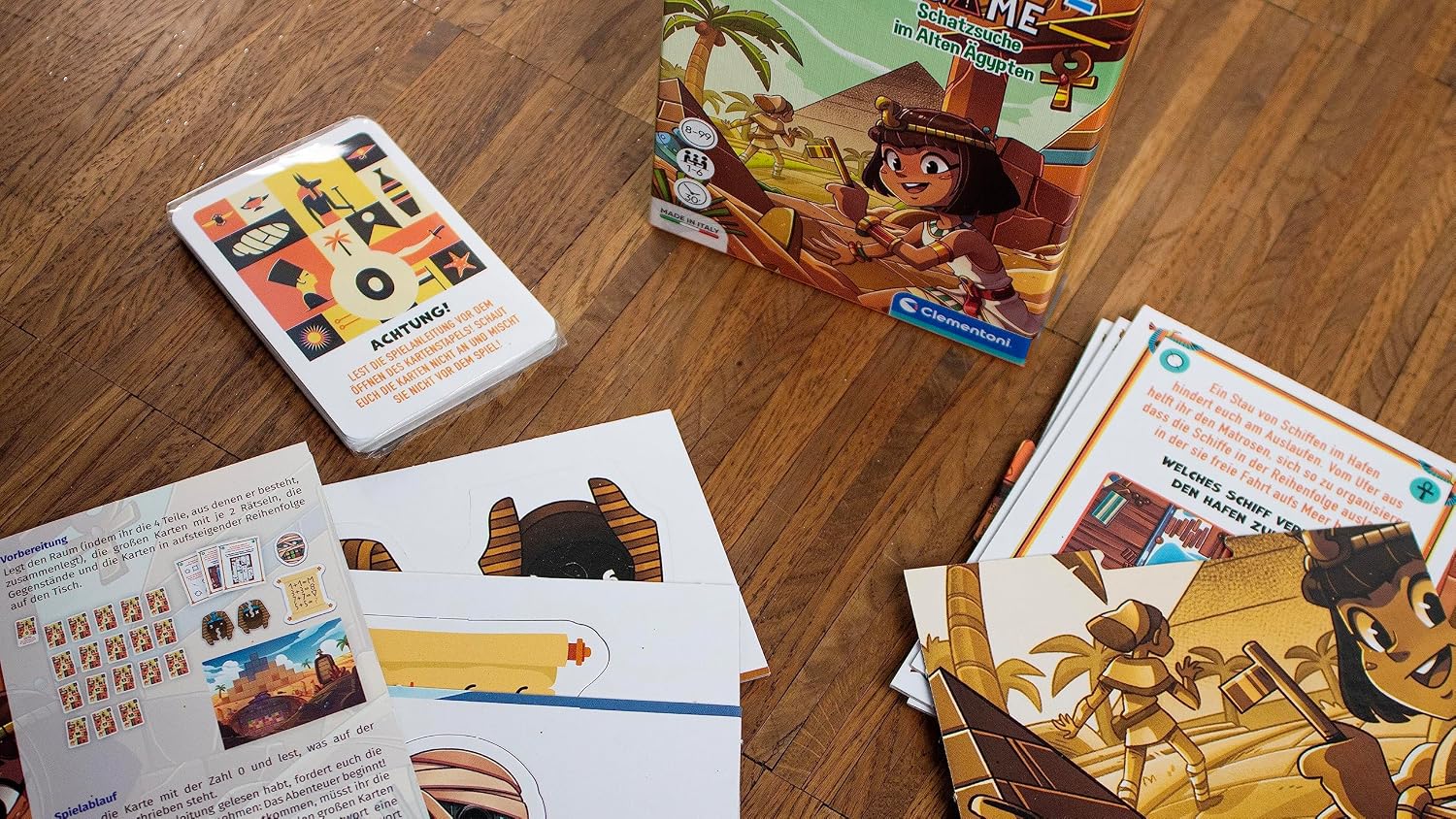 Detalle 1 de Clementoni Escape Game Schatzsuche 59334