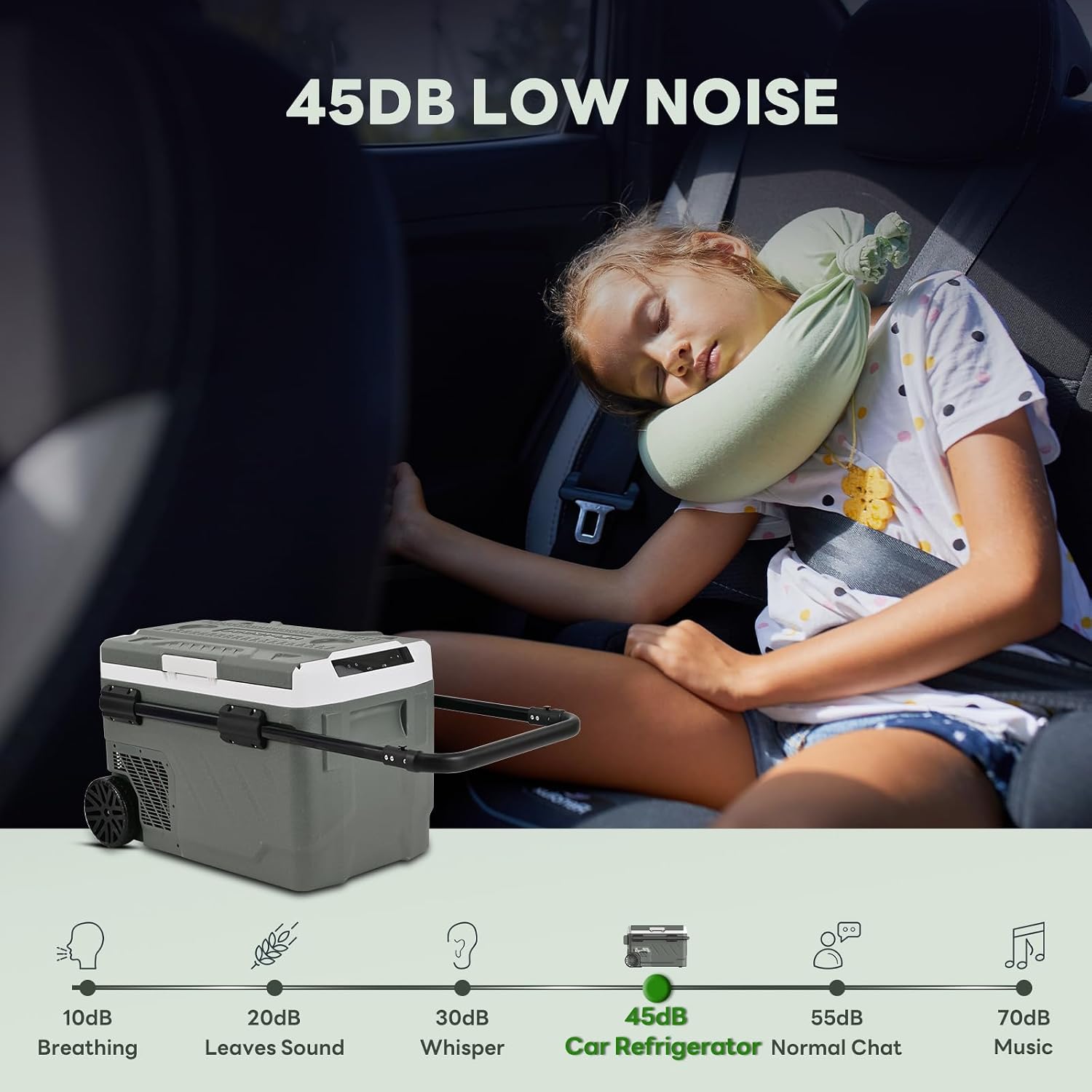Thumbnail 5 de Alpicool 40L Car Refrigerator with APP Control – Dual Zone Portable 12V/24V Cooler