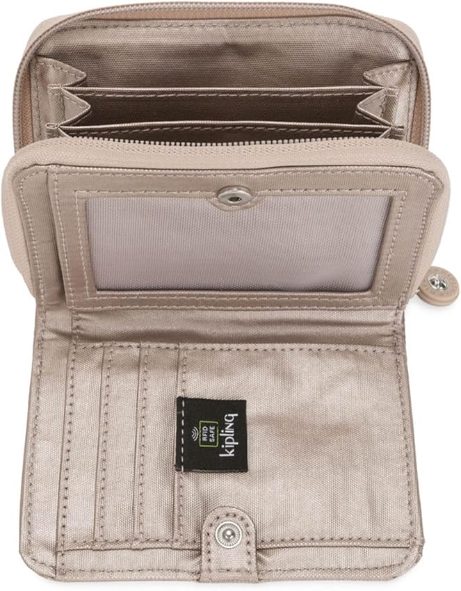 Thumbnail 2 de Kipling Money Love Billetera Mediana Metallic Glow, Plata