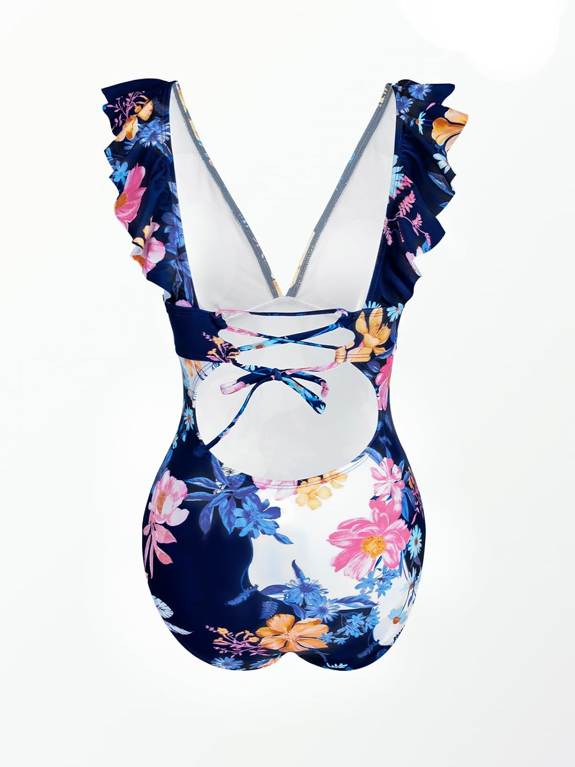 Thumbnail 5 de CUPSHE Maillot de Bain Une pièce Lacets col en V