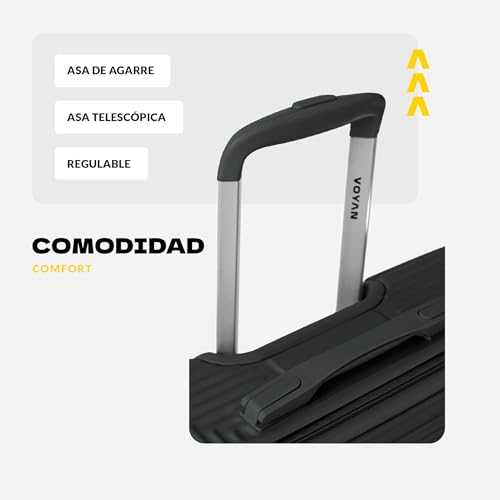 Detalle 2 de VOYAN Maleta Cabina 55x40x20 Bio: Trolley Rígido ABS Lightweight con Ruedas Dobles