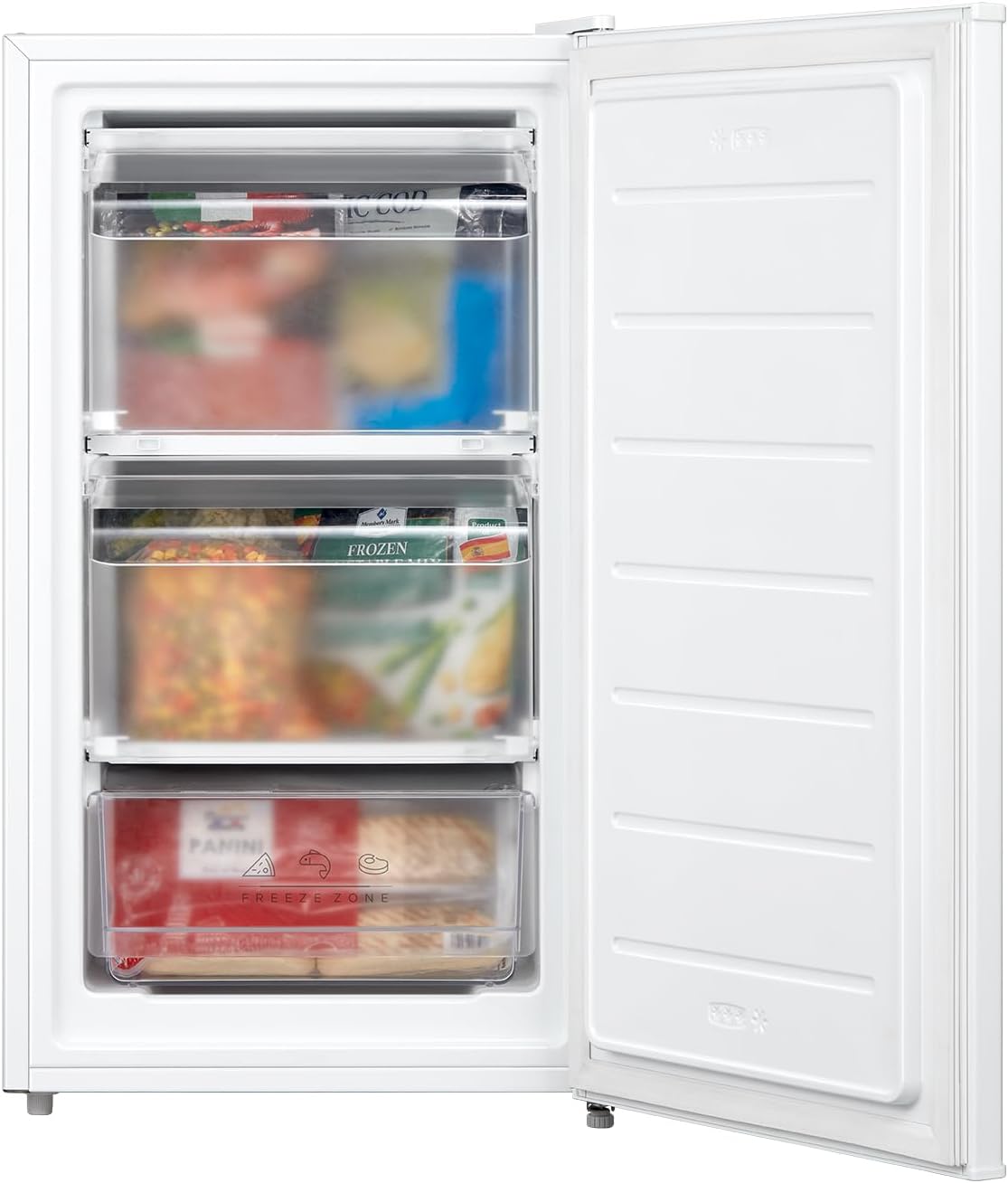 Detalle de COMFEE RCU60WH3EU(E) 60L Gefrierschrank mit Inverter-Kompressor – kompakt, leise und energieeffizient