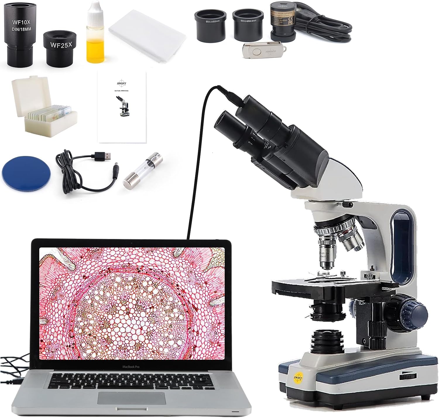 Thumbnail 6 de Swift SW350B Binocular Compound Microscope