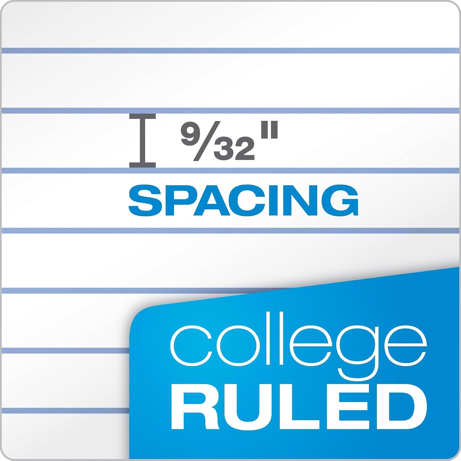 Detalle 2 de Oxford 500-Sheet College Rule Loose Leaf Paper, 8.5 x 11, 3-Hole Punch (62349)
