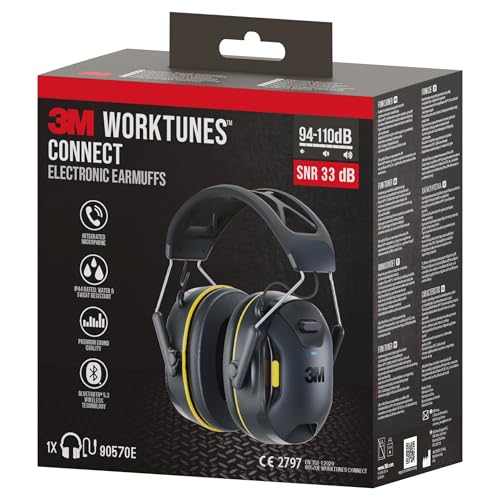 Thumbnail 9 de 3M WorkTunes Connect Casque antibruit sans fil avec Bluetooth 90570E-1