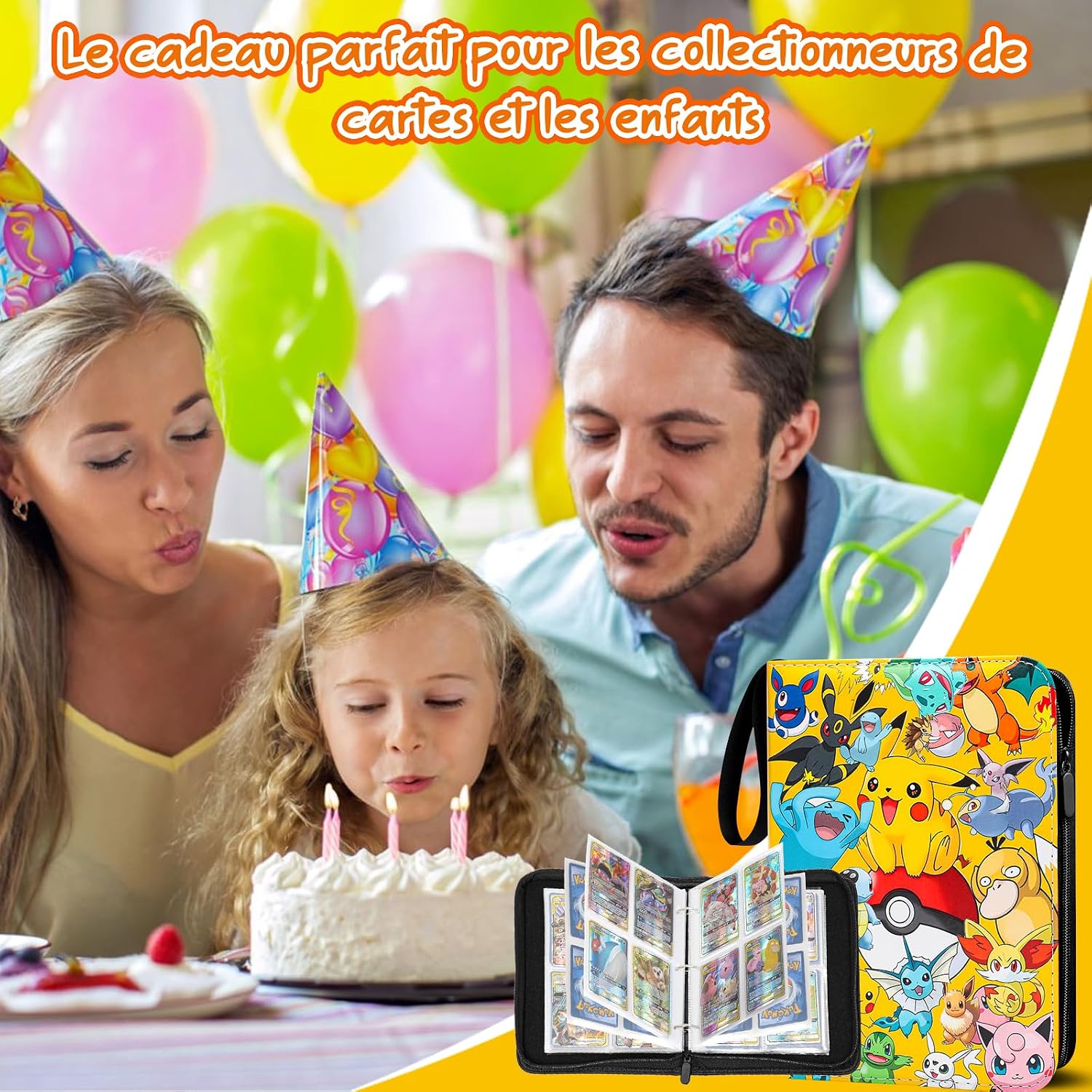 Thumbnail 6 de Classeur Carte PK400 — Grand volume 50 pages, 400 cartes, cuir PU imperméable et fermeture éclair