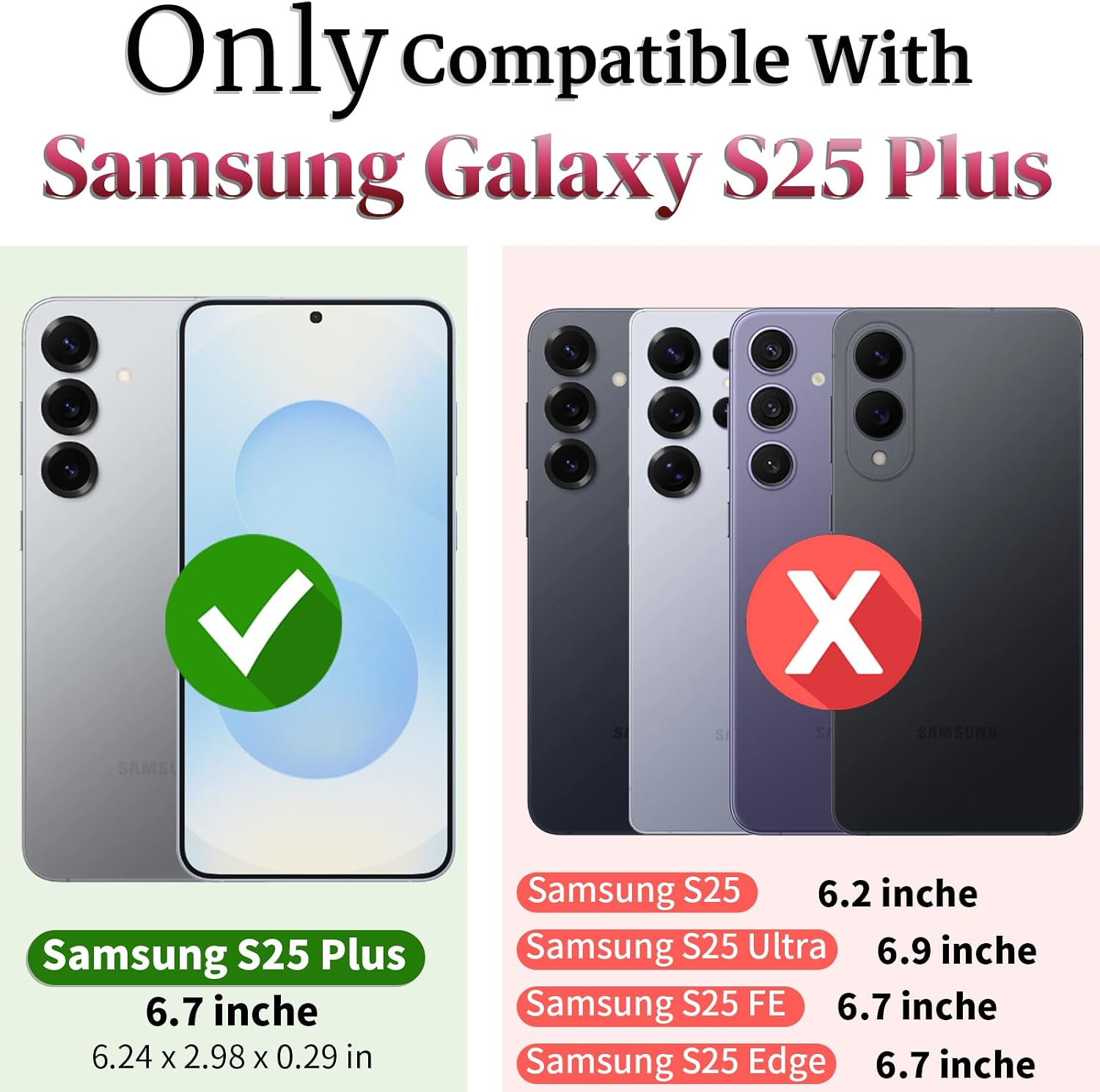 Detalle de Phone Case for Galaxy S24 Plus/S25 Plus
