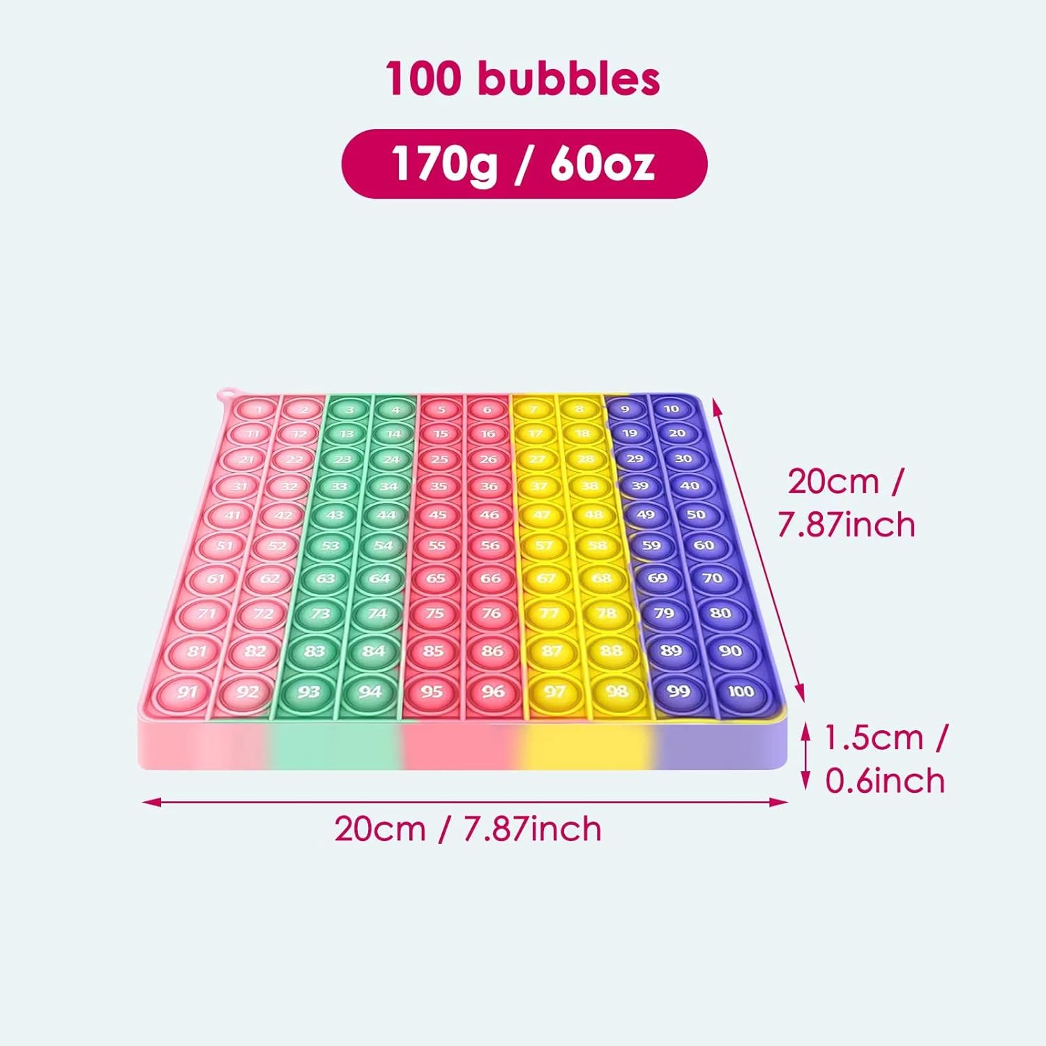 Detalle 2 de BOOWEN Pop It gigante juguete fidget