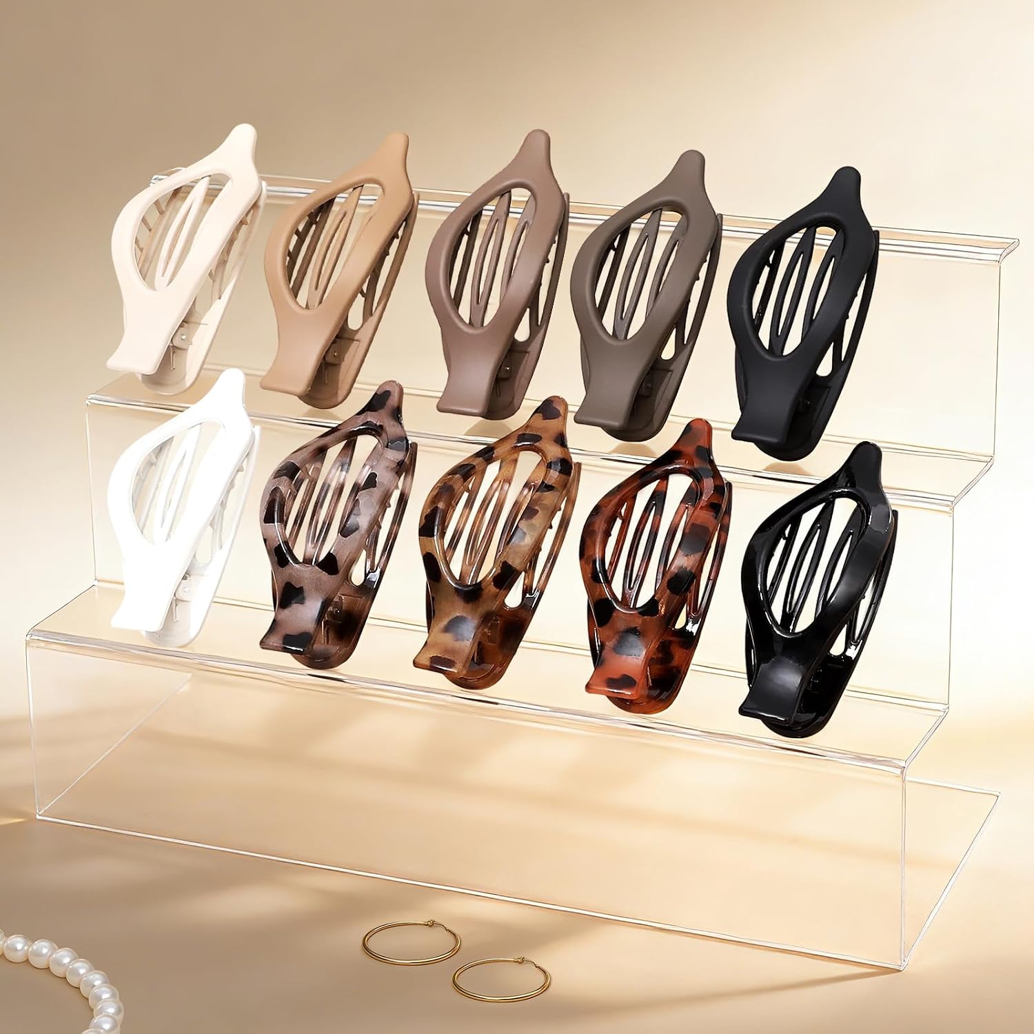 Detalle 1 de Sisiaipu Flat Hair Clips, 10-Pack