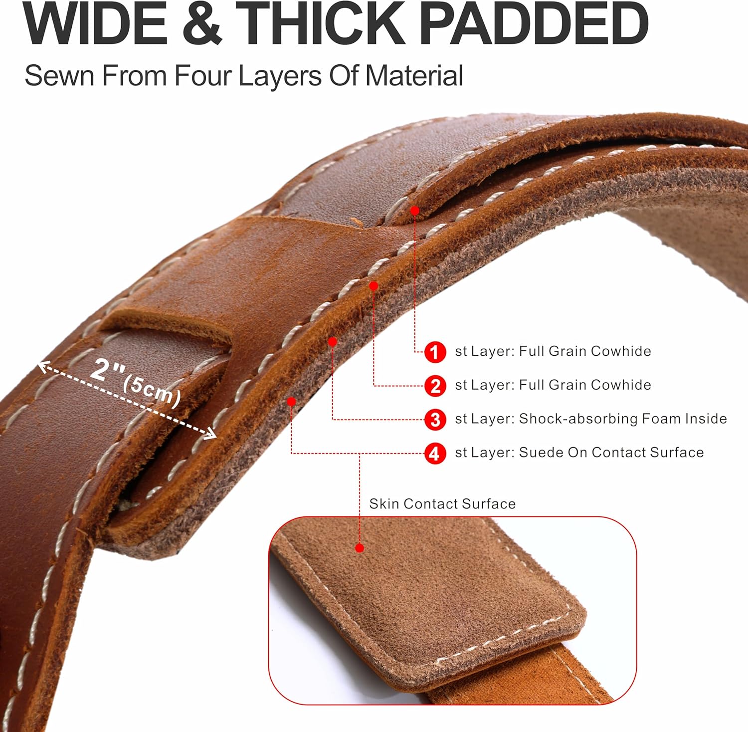 Thumbnail 2 de Padwa Lifestyle Tan Dual Camera Harness Strap 📷