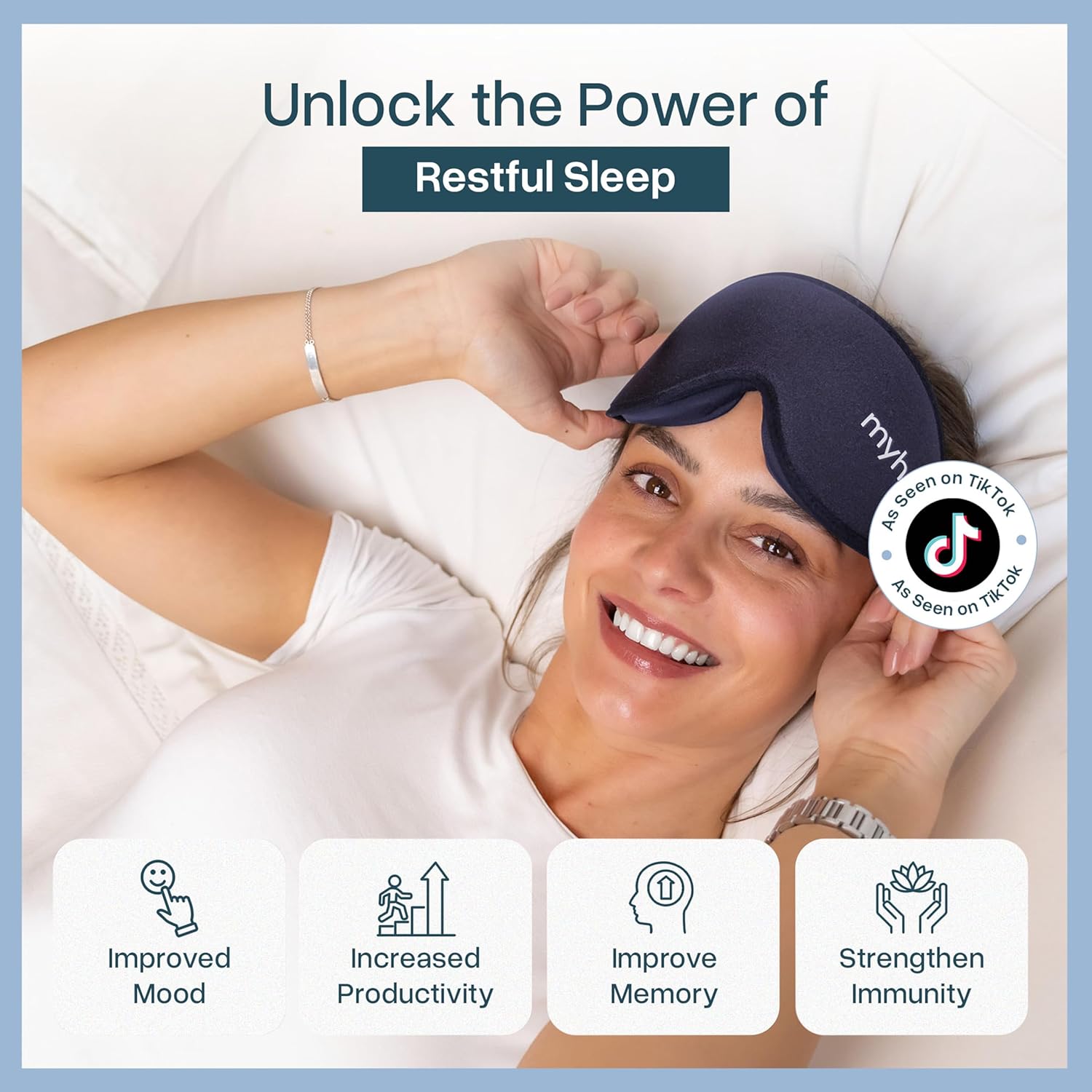 Detalle 2 de MyHalos sleep mask, 3D design