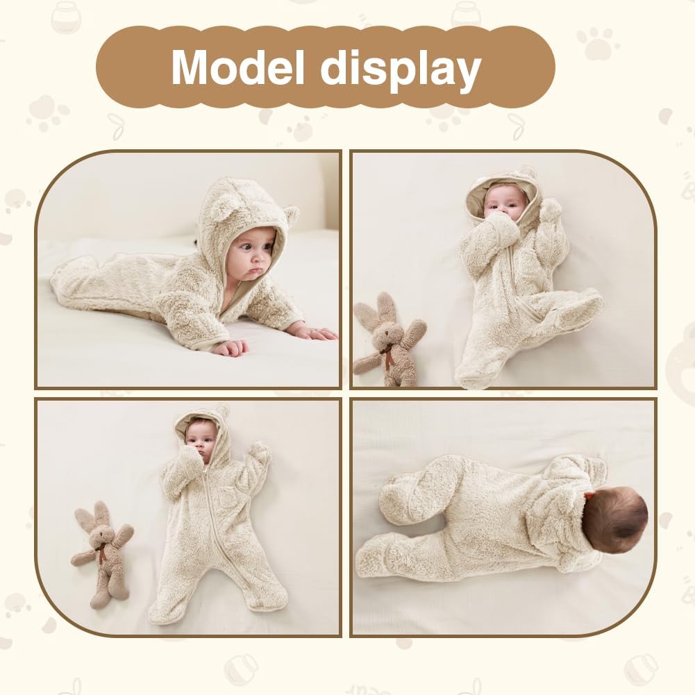 Detalle de XIFAMNIY Baby Fleece Snowsuit