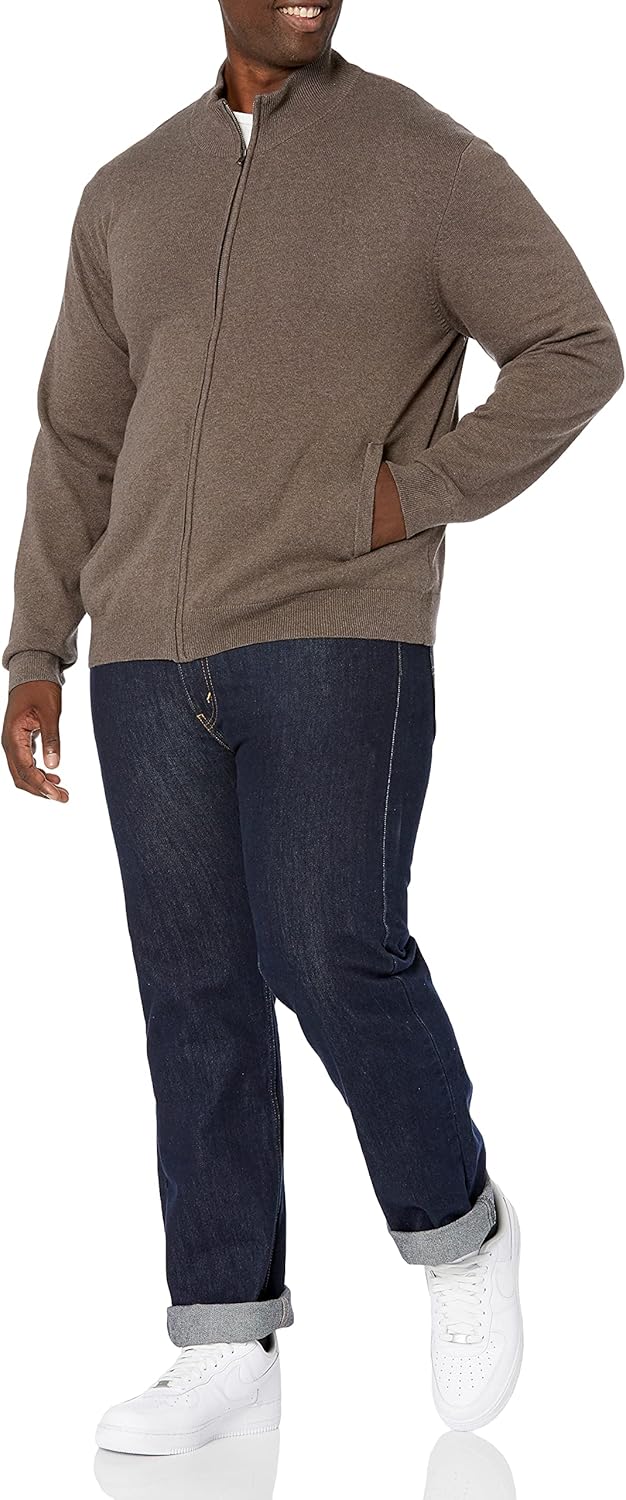 Thumbnail 3 de Amazon Essentials Men's Full-Zip Cotton Jumper