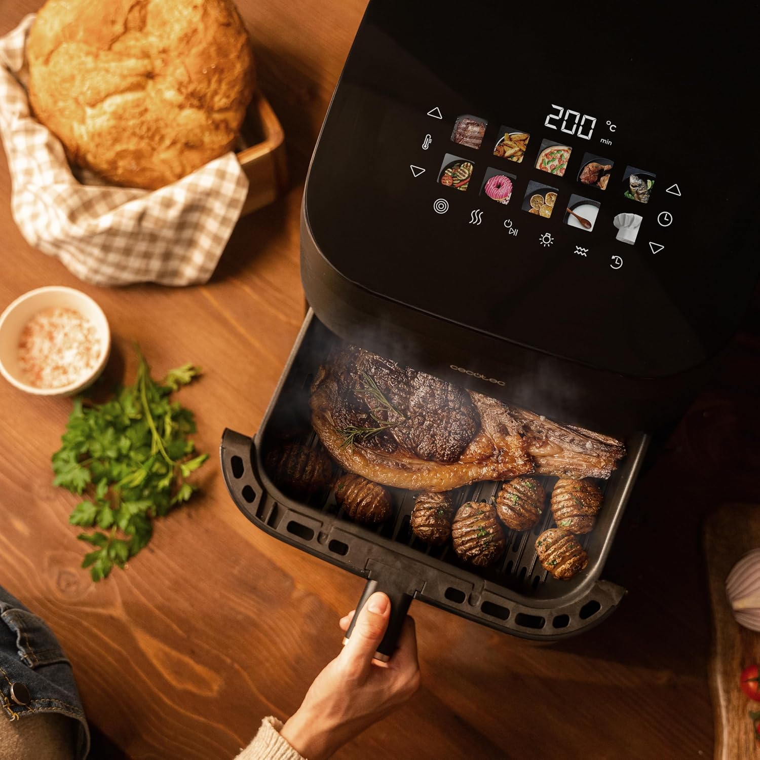 Thumbnail 5 de Cecotec Cecofry&Grill Smokin' 8500 Plus 8,5L