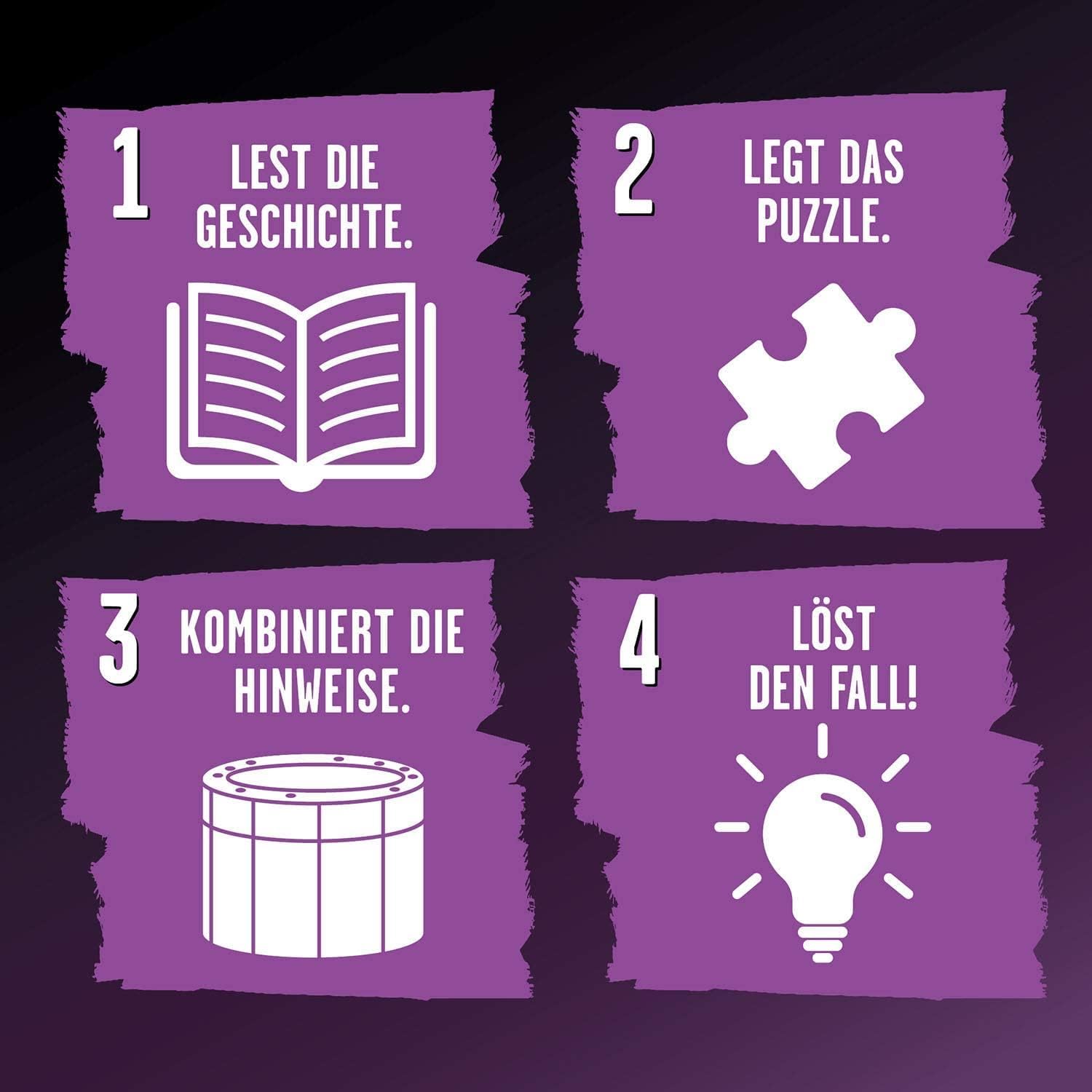 Detalle 2 de Krimi Puzzle Die Drei Skandal 200 Teile
