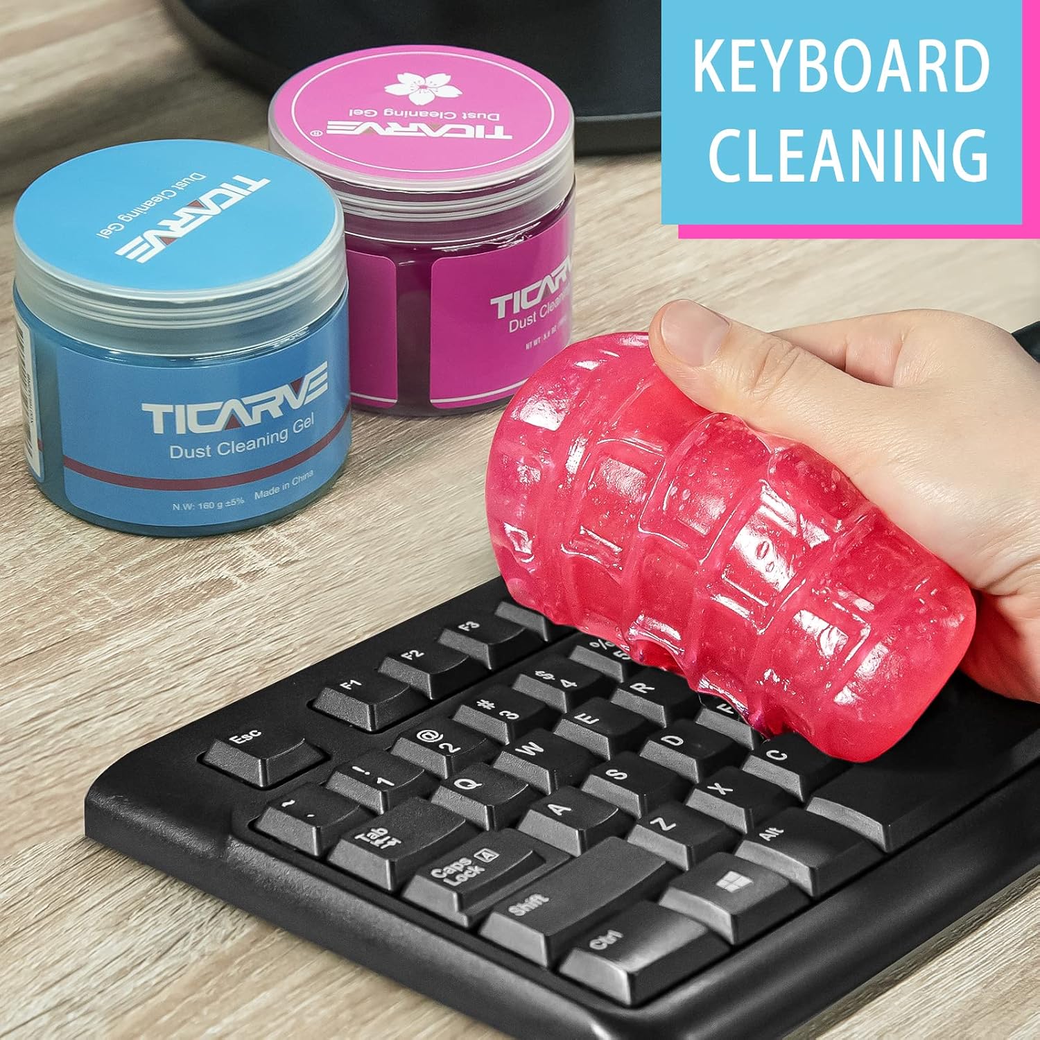 Thumbnail 3 de TICARVE Cleaning Gel Putty (2 Pack) for Car Detailing, Keyboards & Vents