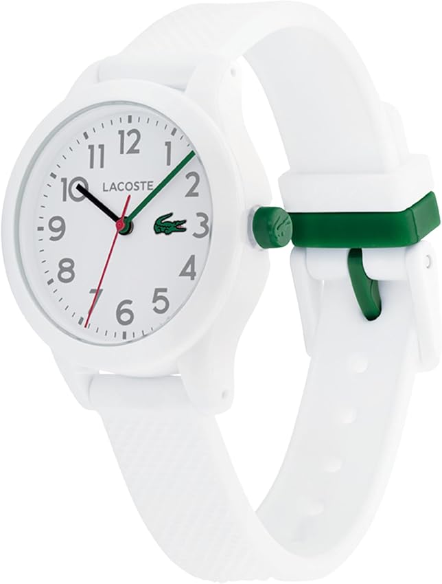 Detalle 2 de Lacoste 2030001 reloj analógico niños 12.12, correa silicona verde