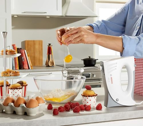 Detalle de Bosch MFQ3530 Handmixer – zuverlässiges Küchenhilfe mit 450 W und 5 Stufen
