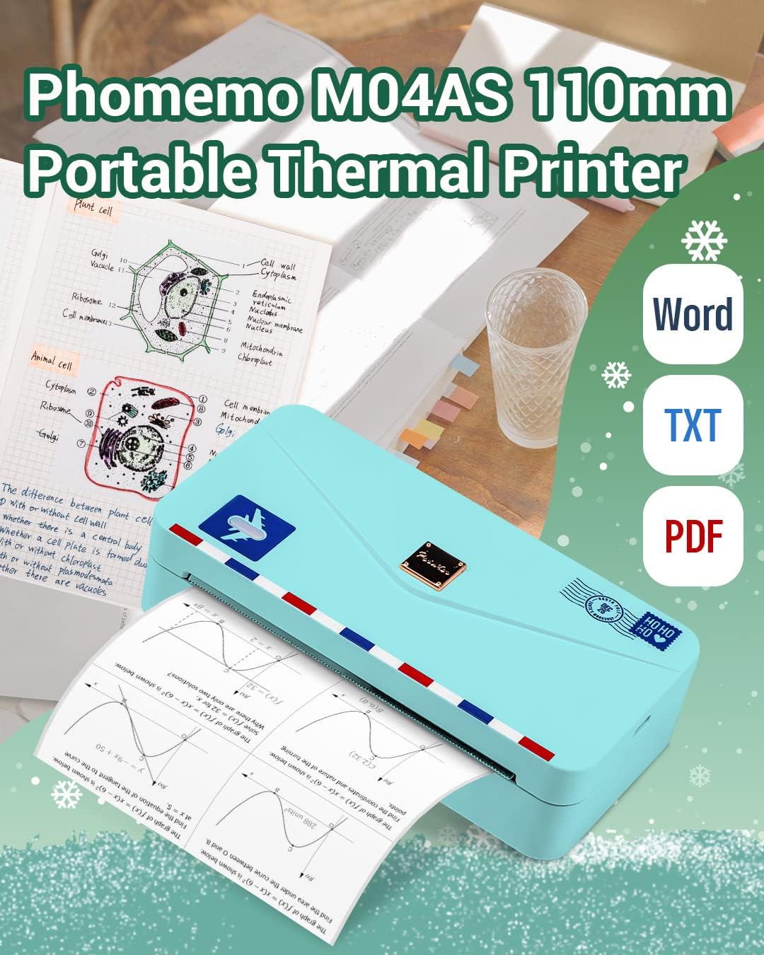 Thumbnail 1 de Phomemo M04AS stampante 110 mm 🖨
