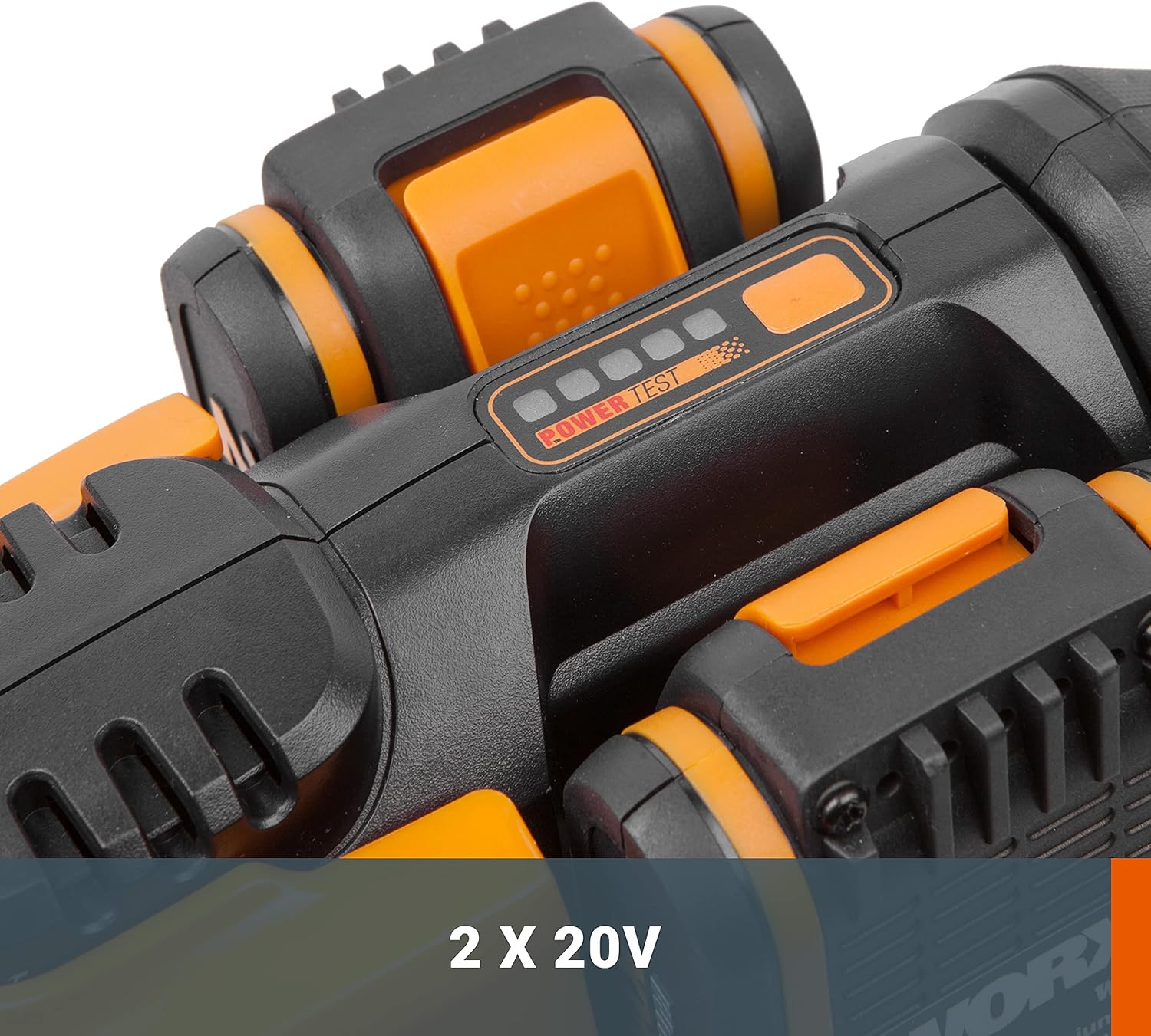 Detalle de WORX Taille-Haies sans Fil 40V WG284E.9 – Lames 60 cm, double action, 27 mm