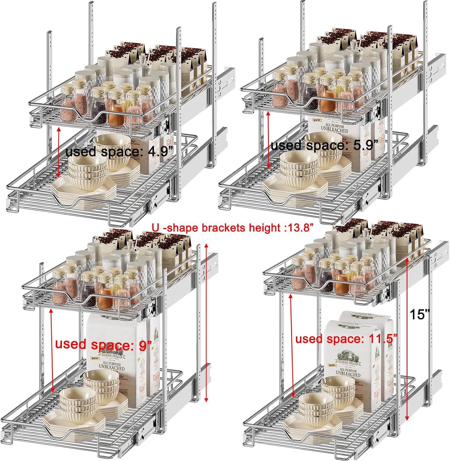 Thumbnail 5 de DINDON Pull Out Cabinet Organizer