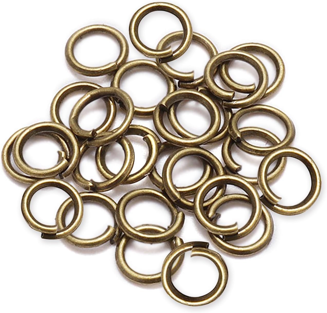 Detalle de 6mm Open Jump Rings in Rose Gold for Jewellery Making – 240 Rings per Pack