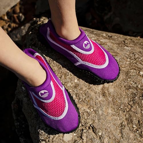Detalle de Lakeland Active Eden Aquasport Water Shoes (Girls) - Purple/Pink/White, UK Size 13