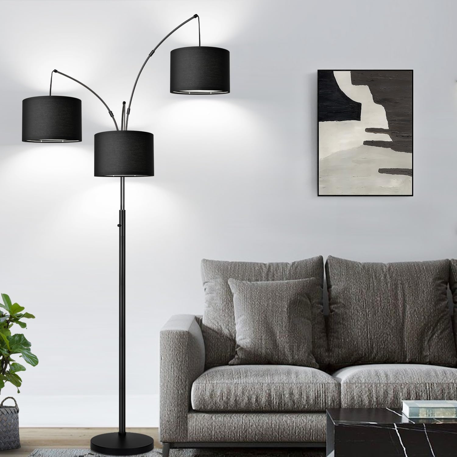 Thumbnail 4 de Arc Floor Lamp, 3 Lights