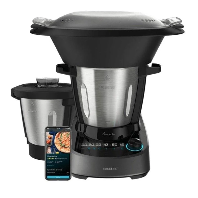 Detalle de Cecotec Mambo 11090 Habana: Robot de Cocina Multifunción 1600W con WiFi