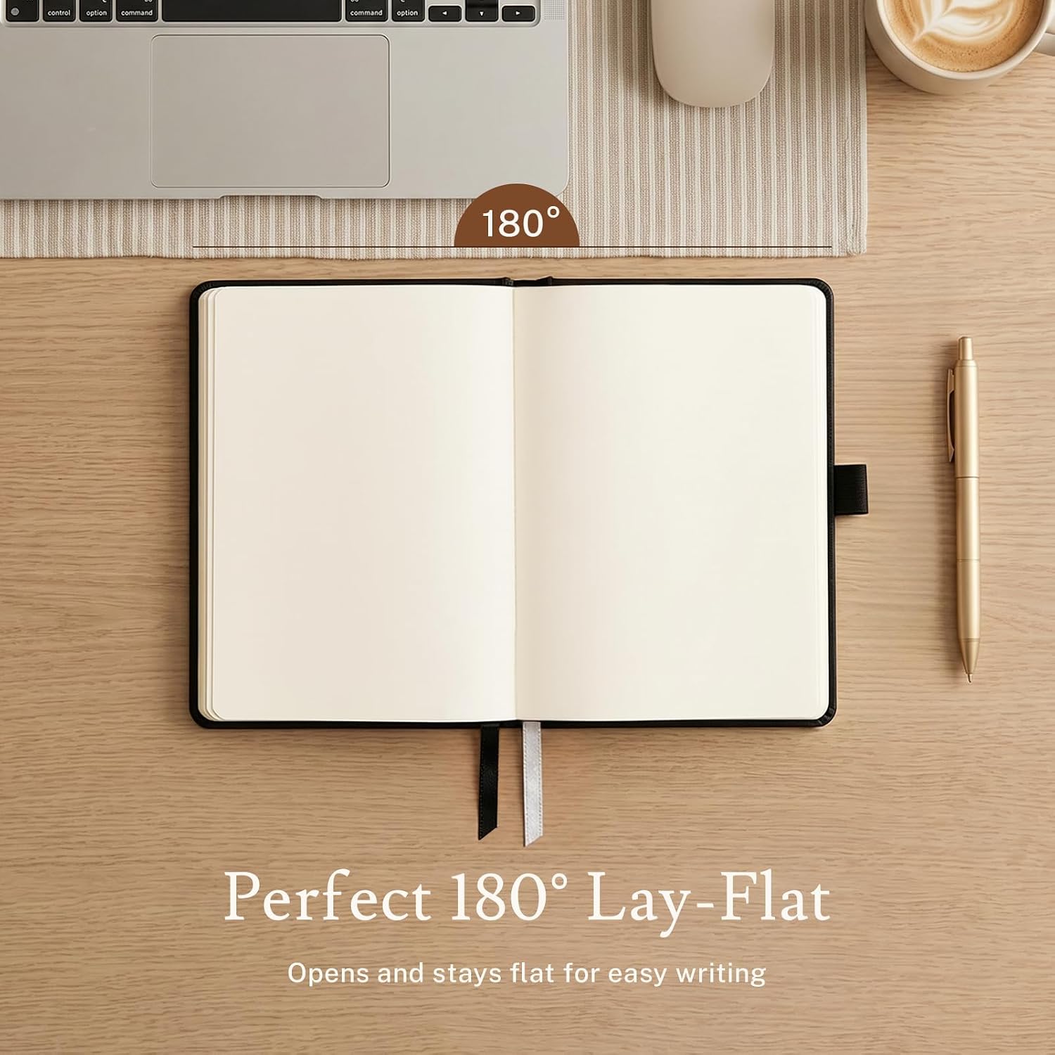 Thumbnail 5 de PAGELYST A5 Blank Journal Notebook, 200 Pages, 4-Pack, 100 GSM Paper