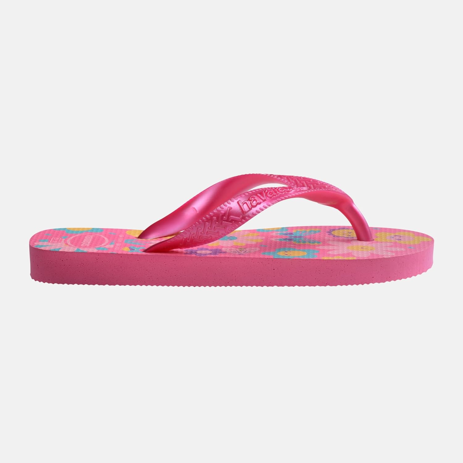 Detalle de Havaianas Kids Flores: infradito per bambine e ragazze, stile estivo con comfort e sicurezza