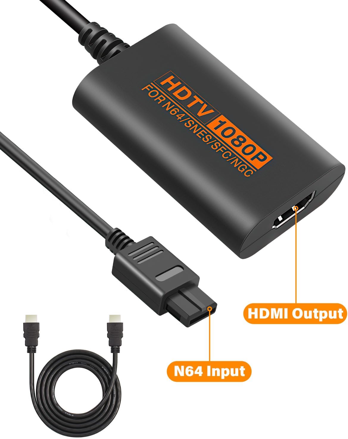 Thumbnail 3 de Sehawei N64 HDMI Konverter 1080P