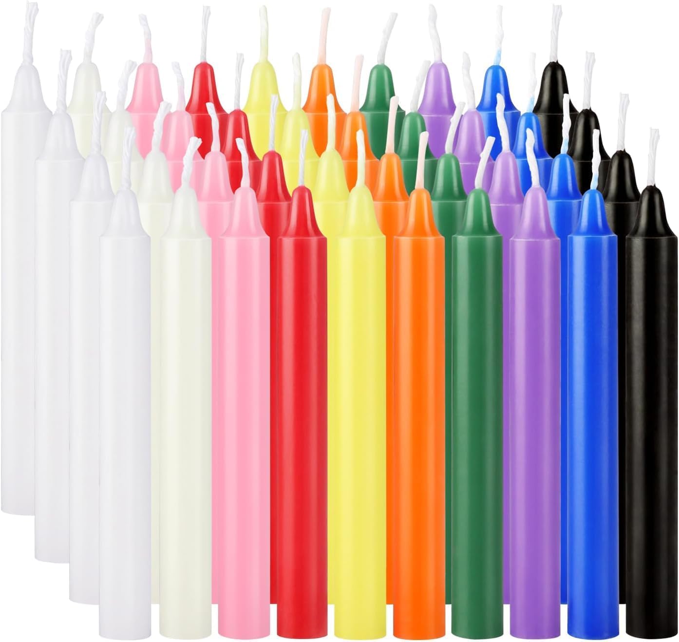 Thumbnail 6 de YOROXRG TAPER40 COLOURS Spell Chime Candles, 40-Pack, 4-Inch Tapers