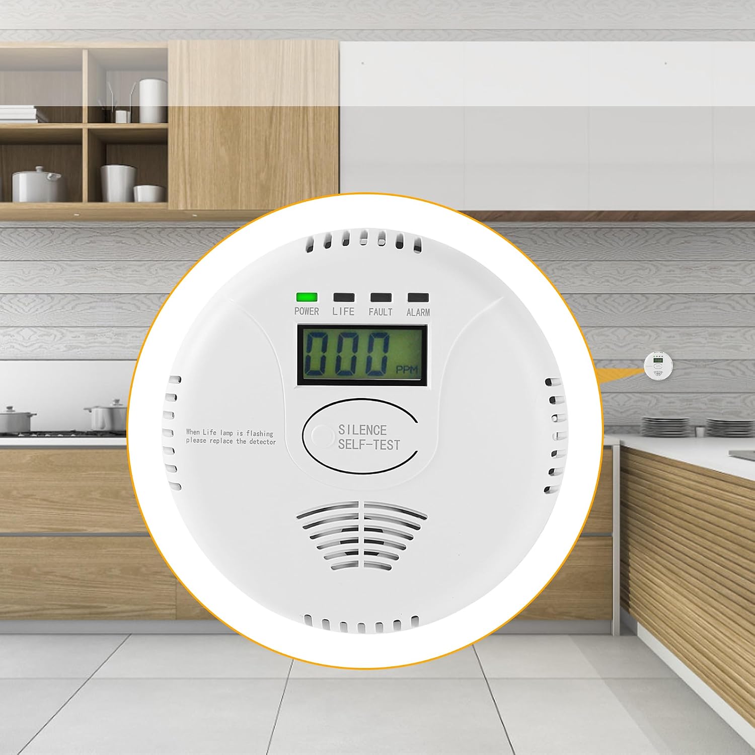 Thumbnail 5 de AGSMXSYG Carbon Monoxide Alarm with Digital Display ⛑